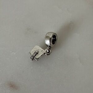 Pandora sterling silver Graduation Cap Dangle charm